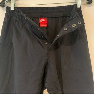 Nike Black Casual Chino Pants Jogger Mens Small Nylon Blend Walk Run
